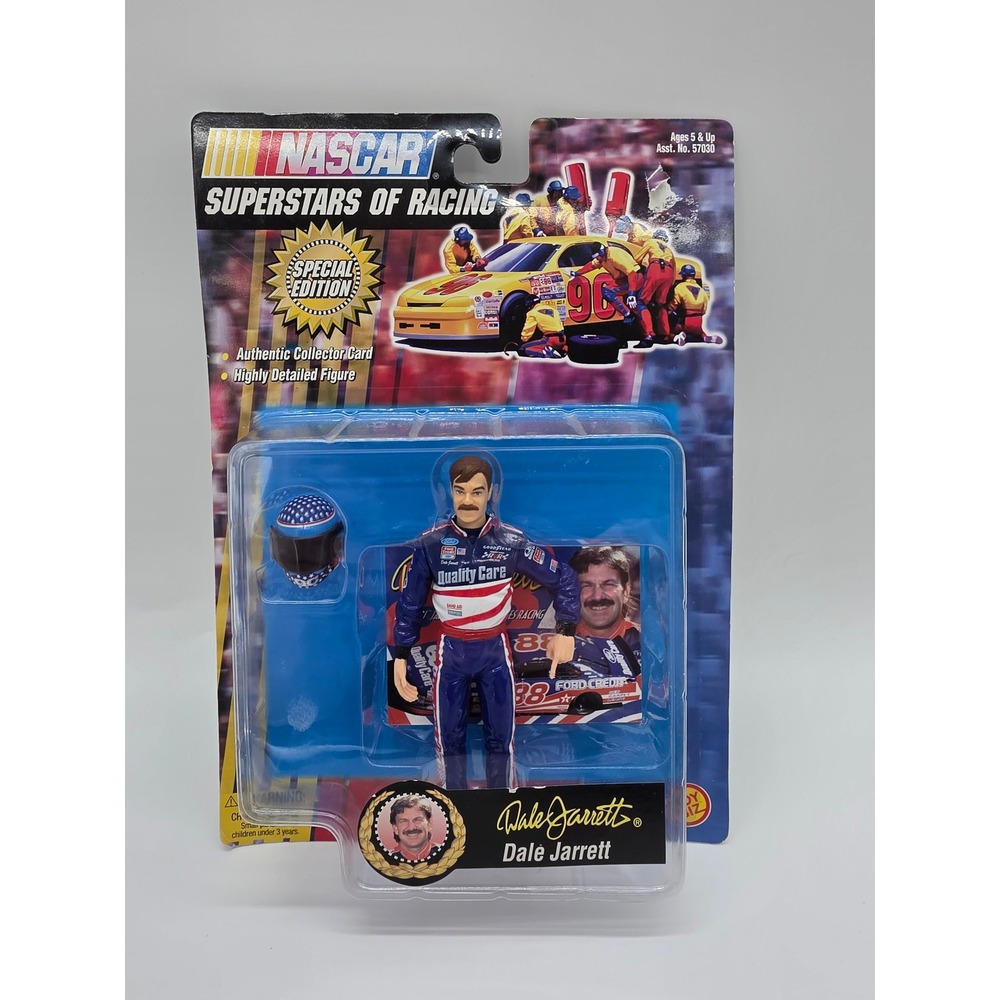 Toy Biz NASCAR Superstars of Racing Dale Jarrett 88 Action Figure 1999 Vintage